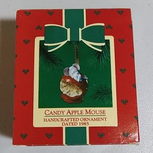 Vintage 1985 "Candy Apple Mouse" Ornament